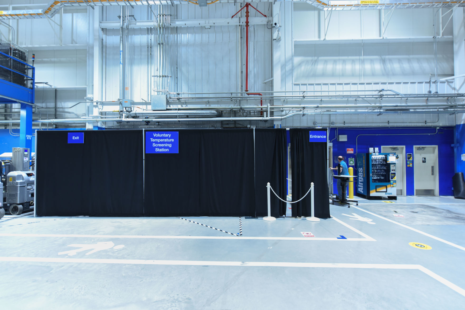 Boeing SC temperature screening